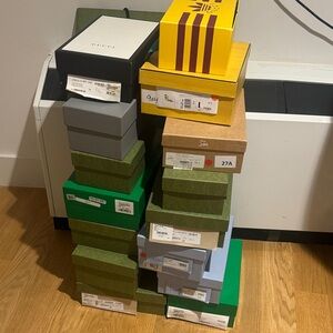 Designer Box Lot Gucci Prada Louboutin Bottega Balenciaga Fendi